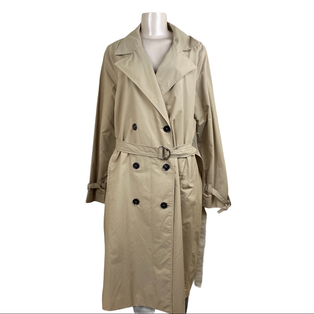 NEW F21 PLUS Size Double Breasted Raincoat w/ Belt